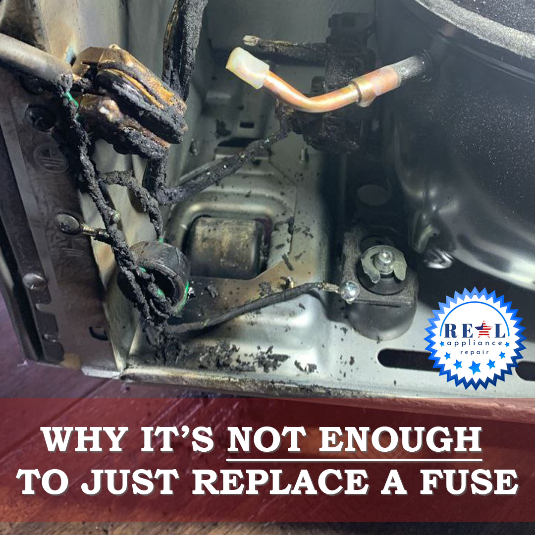 Prepare fire extinguisher when you replace a fuse without diagnostics